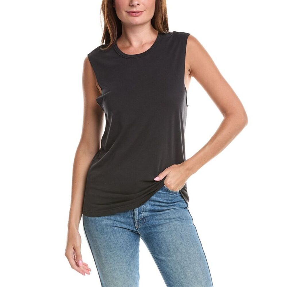 Officine Générale Womens Officine Generale Tank Top, Black